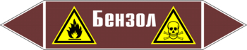 Маркировка трубопровода "бензол" (пленка, 252х52 мм) - Маркировка трубопроводов - Маркировки трубопроводов "ЖИДКОСТЬ" - магазин "Охрана труда и Техника безопасности"